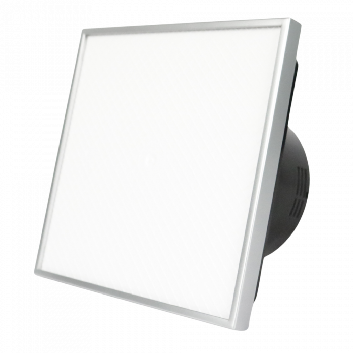 Whisper Pro-Design Badezimmerlüfter - Ø100mm - Ein/Aus – Fliesenfront - Schwarzer Ventilator Whisper Pro-Design Badezimmerlüfter - Ø100mm - Ein/Aus – Fliesenfront - Schwarzer Ventilator