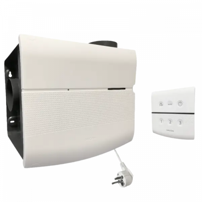 Orcon MVS-15R Wohnhausventilator - 550 m3/h - Randaarde - mit RF-Fernbedienung