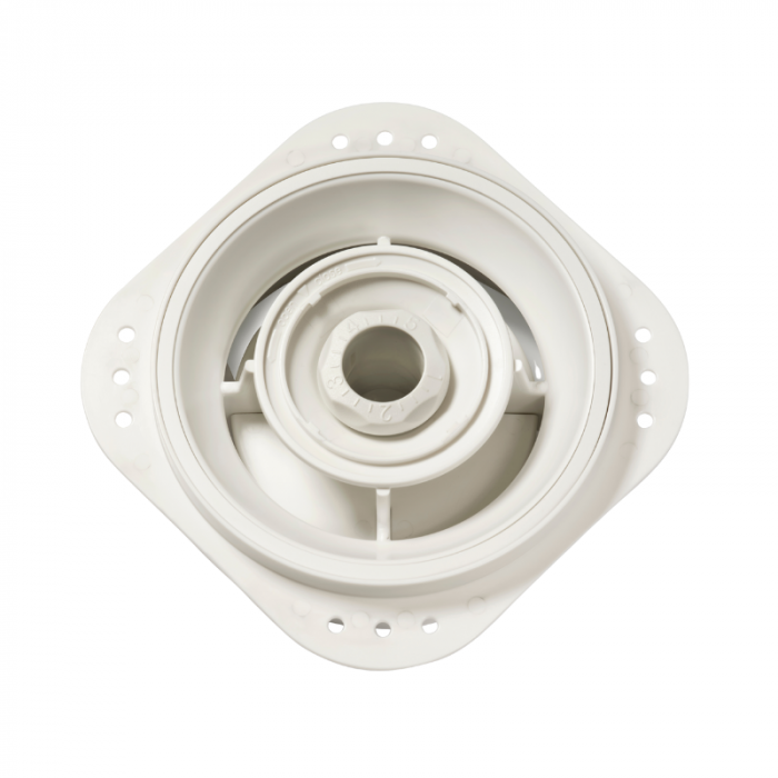 NoShow Designventil Ø 125mm Stretch für Spanndecke - Zuluft/Abluft - Weiß