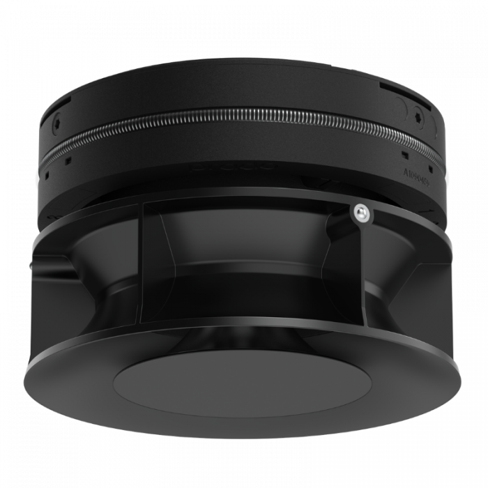 Pradovent -Trimless- einstellbares Ventil (Zufluss & Abfluss) - Ø 125mm - Schwarz