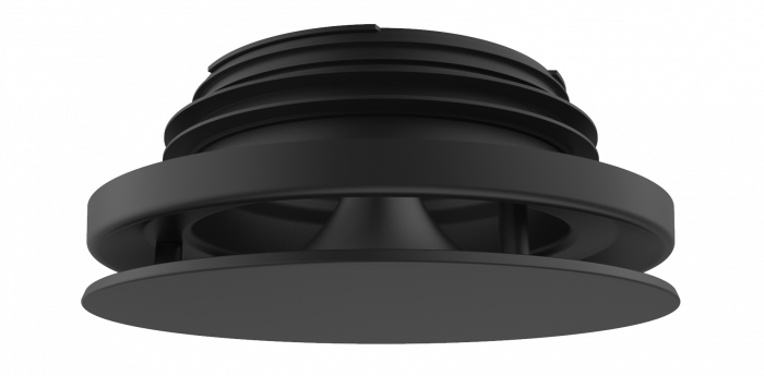 Tellerventil Vent-Axia Uniflexplus+ RV 125 Kunststoff - Abluft und Zuluft - Ø 125 mm - Schwarz