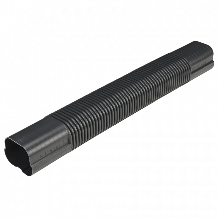 Klimaanlage flexibler Kanal - Länge 1000mm - Anthrazit