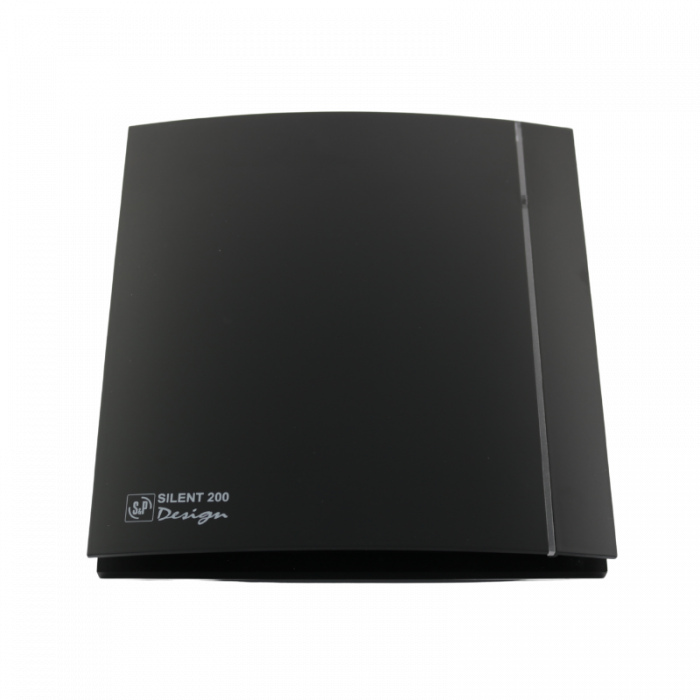 Design Badlüfter Soler & Palau Silent (200CZ) - Ø 100mm - AN/AUS - Matt Schwarz