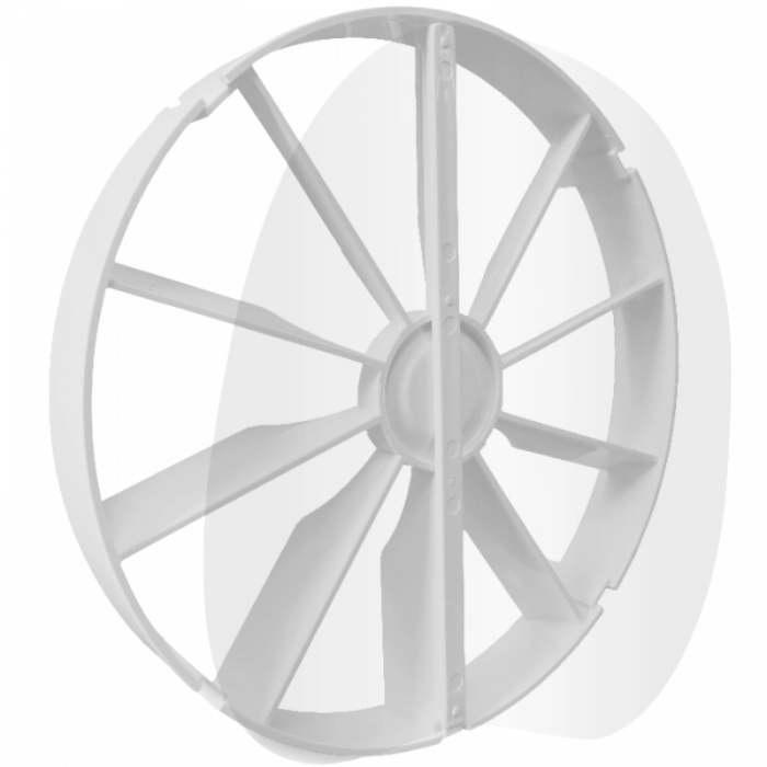 Rückschlagventil (niedriger Widerstand) Kunststoff Ø 100mm - IN Kanal