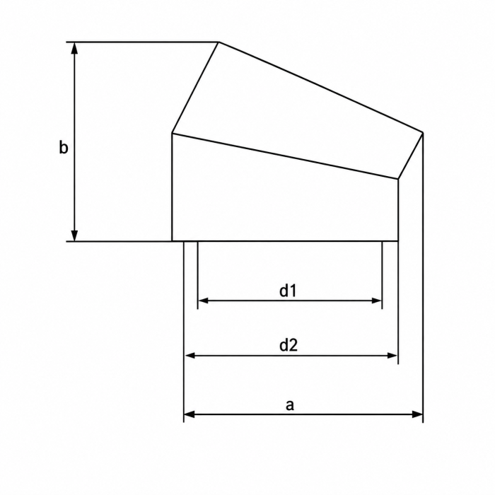 Isoliertes Rohrsystem Bogen 30° – Ø 180 mm Isoliertes Rohrsystem Bogen 30° – Ø 180 mm