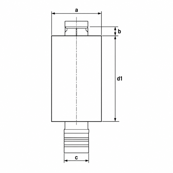 Isoliertes Rohrsystem Koppelstück Ø 125 mm 