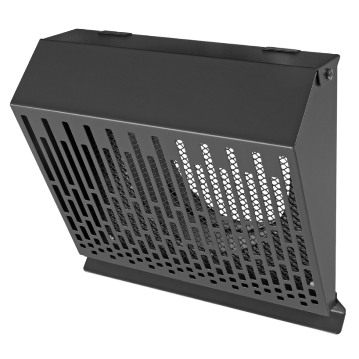 Whisper Luxe Design Wetterschutzgitter 180mm - Abluft - Graphitgrau