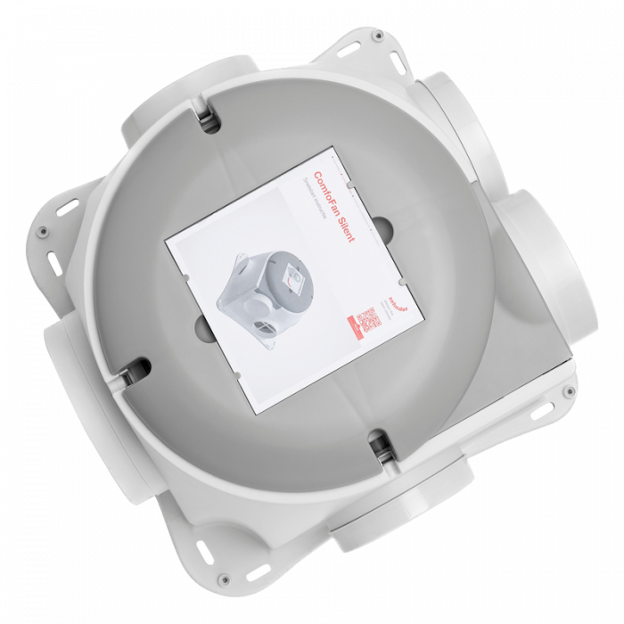 Zehnder Wohnhausventilator Comfofan Silent 460 m3/h mit Feuchtesensor (Perilex) - 458005606