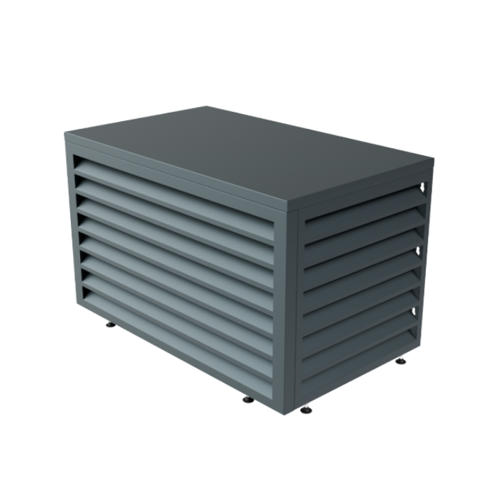 Aircover 1000 - RAL7016 - Luxus (Klimaanlage) Außeneinheit Verkleidung - 100 x 65 x 50 cm Aircover 1000 - RAL7016 - Luxus (Klimaanlage) Außeneinheit Verkleidung - 100 x 65 x 50 cm