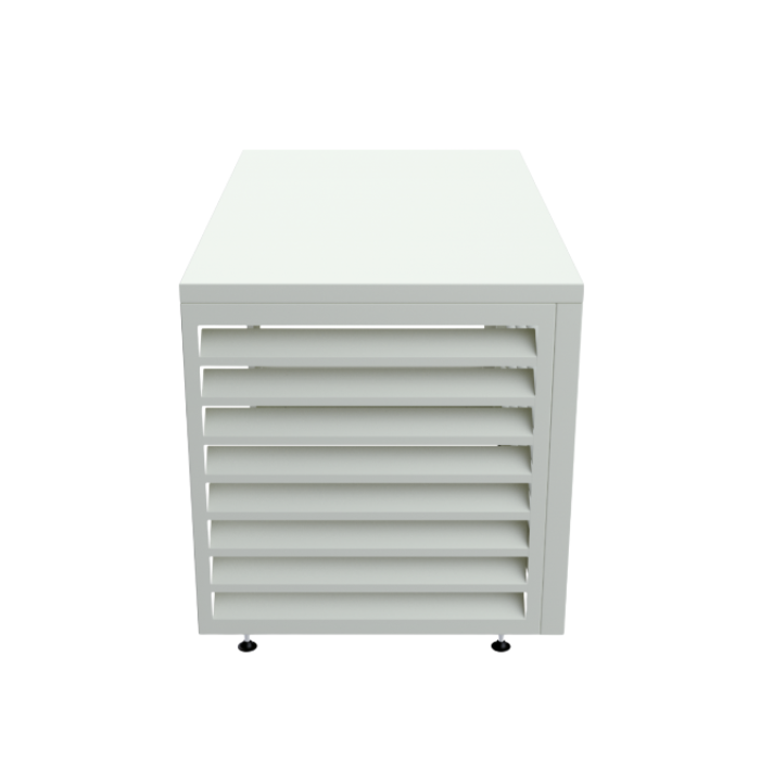 Aircover 1000 - RAL9016 - Luxus (Klimaanlage) Außeneinheit Verkleidung - 100 x 65 x 50 cm Aircover 1000 - RAL9016 - Luxus (Klimaanlage) Außeneinheit Verkleidung - 100 x 65 x 50 cm