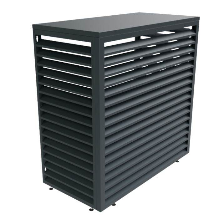 Aircover 1200 – RAL 7016 – Hochwertige Verkleidung für Außenklimageräte – 120 x 110 x 65 cm Aircover 1200 – RAL 7016 – Hochwertige Verkleidung für Außenklimageräte – 120 x 110 x 65 cm
