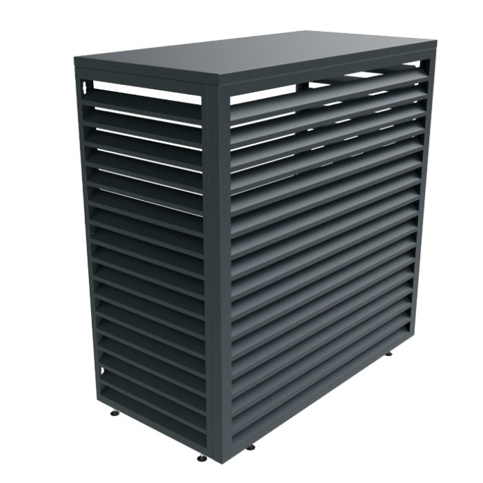 Aircover 1200 – RAL 7016 – Hochwertige Verkleidung für Außenklimageräte – 120 x 110 x 65 cm Aircover 1200 – RAL 7016 – Hochwertige Verkleidung für Außenklimageräte – 120 x 110 x 65 cm