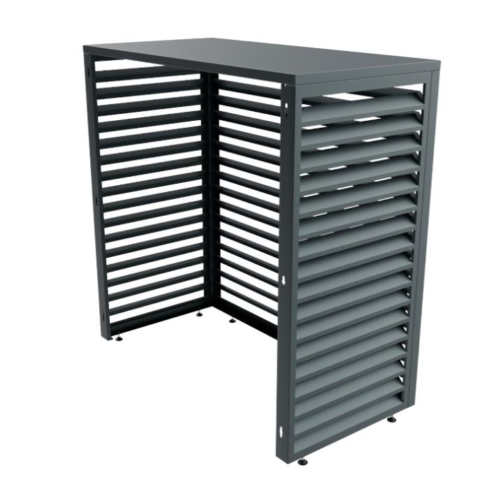 Aircover 1200 – RAL 7016 – Hochwertige Verkleidung für Außenklimageräte – 120 x 110 x 65 cm Aircover 1200 – RAL 7016 – Hochwertige Verkleidung für Außenklimageräte – 120 x 110 x 65 cm