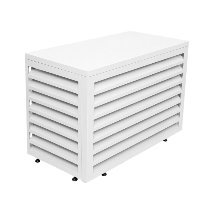 Aircover 900 - RAL9016 - Luxus (Klimaanlage) Außeneinheit Verkleidung - 93 x 60 x 48 cm Aircover 900 - RAL9016 - Luxus (Klimaanlage) Außeneinheit Verkleidung - 93 x 60 x 48 cm