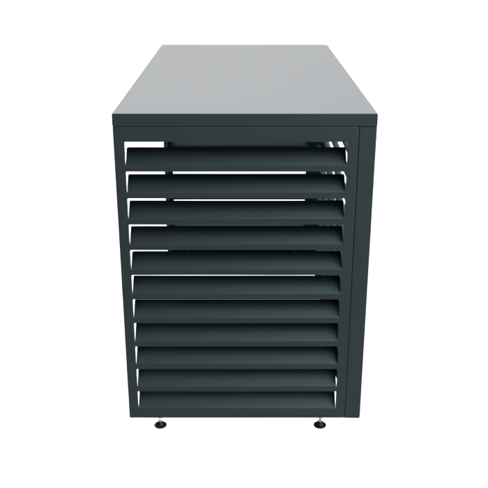 Aircover 1100 - RAL7016 - Luxus (Klimaanlage) Außeneinheit Verkleidung - 110 x 80 x 54 cm Aircover 1100 - RAL7016 - Luxus (Klimaanlage) Außeneinheit Verkleidung - 110 x 80 x 54 cm