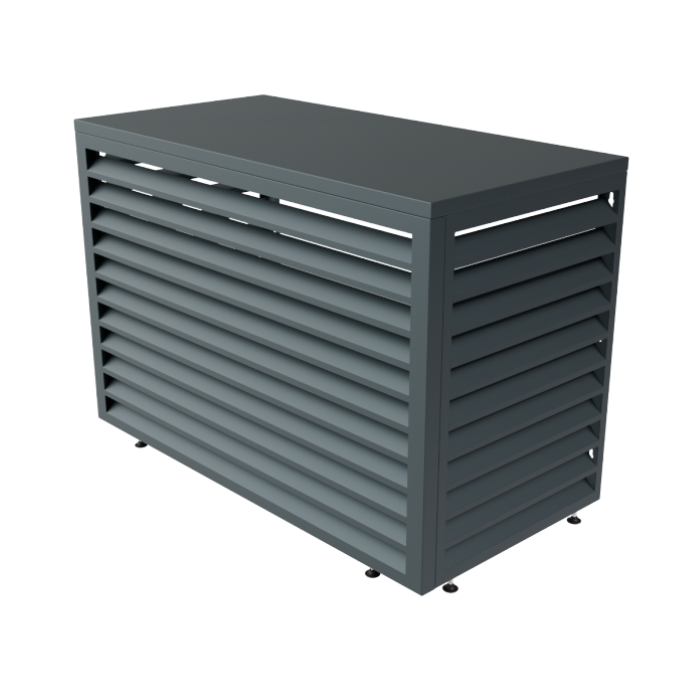 Aircover 1100 - RAL7016 - Luxus (Klimaanlage) Außeneinheit Verkleidung - 110 x 80 x 54 cm Aircover 1100 - RAL7016 - Luxus (Klimaanlage) Außeneinheit Verkleidung - 110 x 80 x 54 cm
