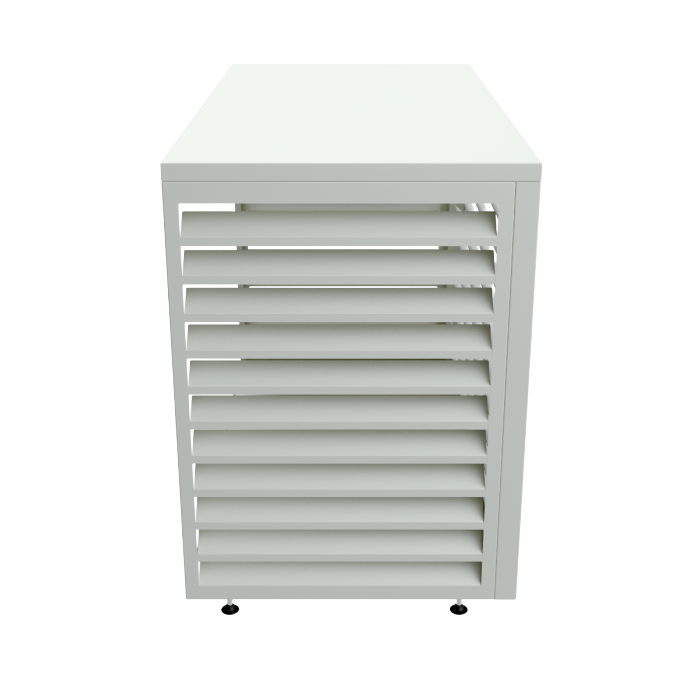 Aircover 1100 - RAL9016 - Luxus (Klimaanlage) Außeneinheit Verkleidung - 110 x 80 x 54 cm Aircover 1100 - RAL9016 - Luxus (Klimaanlage) Außeneinheit Verkleidung - 110 x 80 x 54 cm