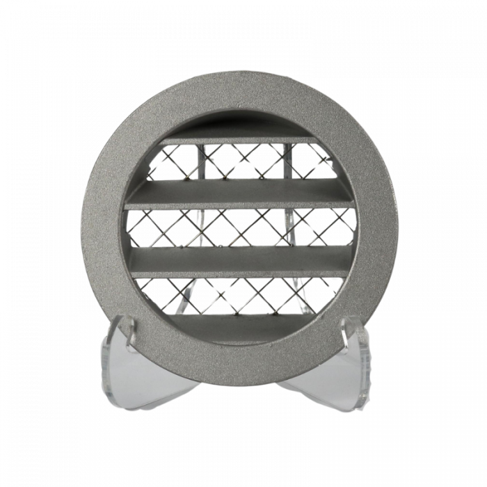Rundes Lüftungsgitter Aluminium Ø 80 mm mit grobmaschigem Draht – hohe Durchlässigkeit Rundes Lüftungsgitter Aluminium Ø 80 mm mit grobmaschigem Draht – hohe Durchlässigkeit