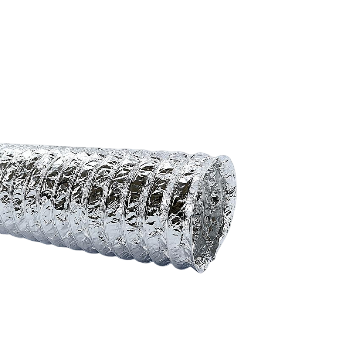 Flexibler Lüftungsschlauch, unisoliert – Aluminium – Ø 160 mm – Länge 3 METER