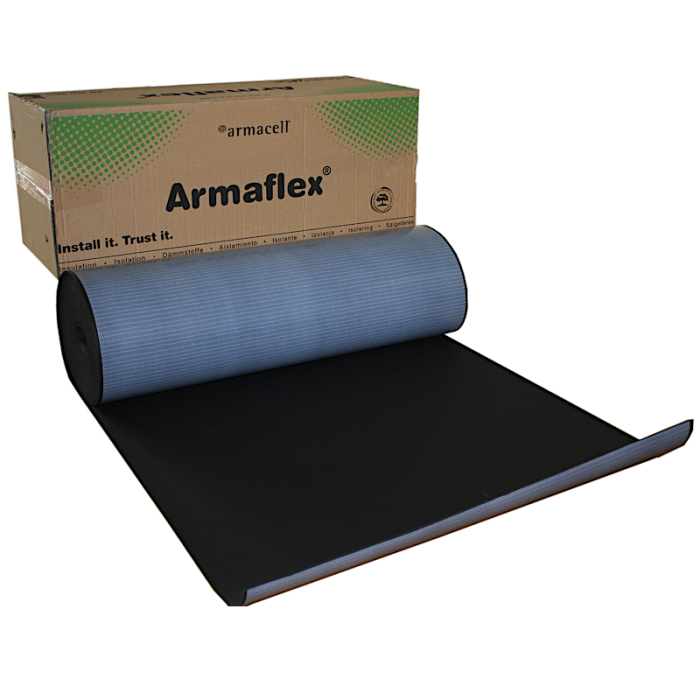 Armaflex selbstklebende Isolierung 9 mm - Breite = 1 Meter [Packung mit 10 m2 Rolle]