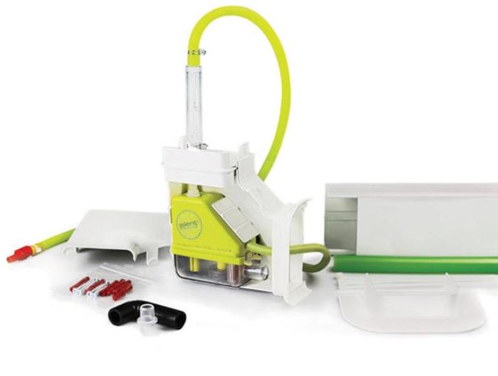 Aspen Kondensatablasspumpe SILENT+ mini-lime inkl. INOAC WEISS Kanal