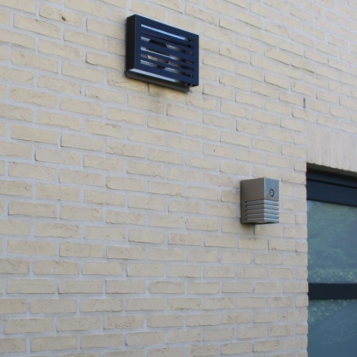 Design-Wetterschutzgitter PREMIUM LINE -BETA- Ø 150 mm mit grobmaschigem Draht – SCHWARZ RAL7021