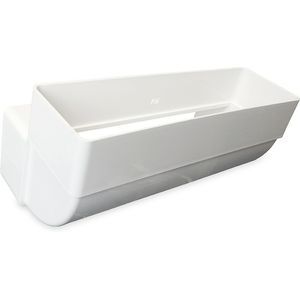Vertikaler Kunststoffbogen 90° für einen Luftkanal von 220 x 90 mm
