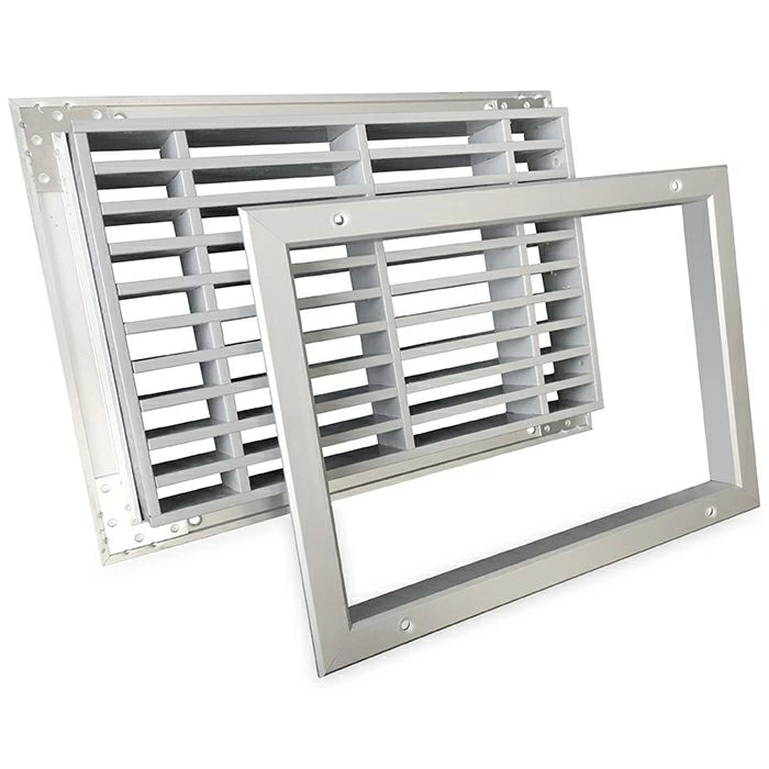 Feuerbeständiges Türgitter 400 x 200 mm (Innentür Anwendung)