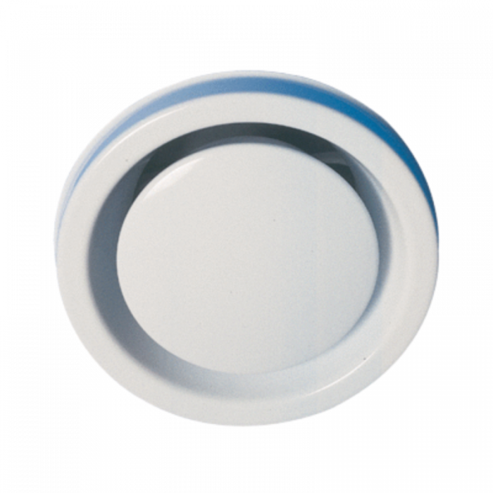 Feuerbeständige Abluftventil rund – Ø 125 mm – weiß