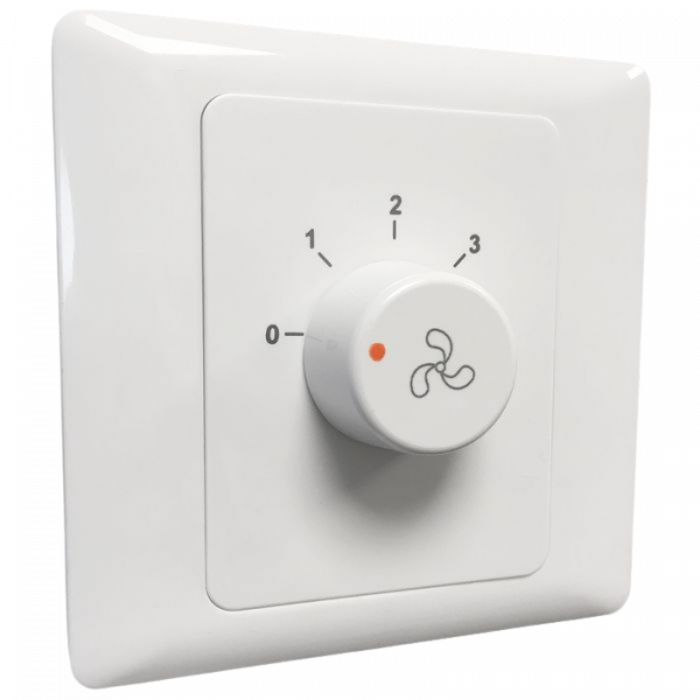  Blauberg Ein/Aus-Regler für Ventilatoren mit mehreren Geschwindigkeiten – Einbau – 3 Einstellpositionen