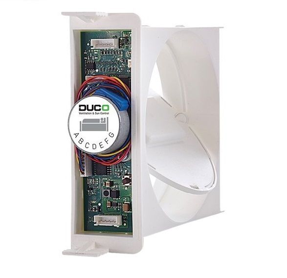 Duco CO2-Regelventil 75 m3/h – geeignet für Küche und Wohnzimmer Duco CO2-Regelventil 75 m3/h – geeignet für Küche und Wohnzimmer
