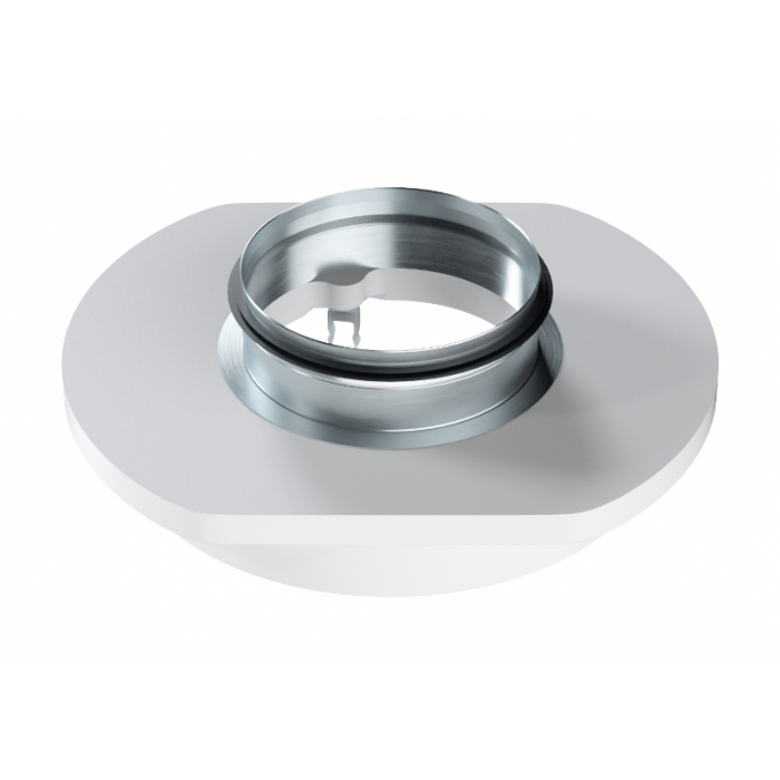 CIRCLE - Einbaubares rahmenloses Ventil - 2 Kreise - Ø160mm - ZULASSUNG & ABZUG