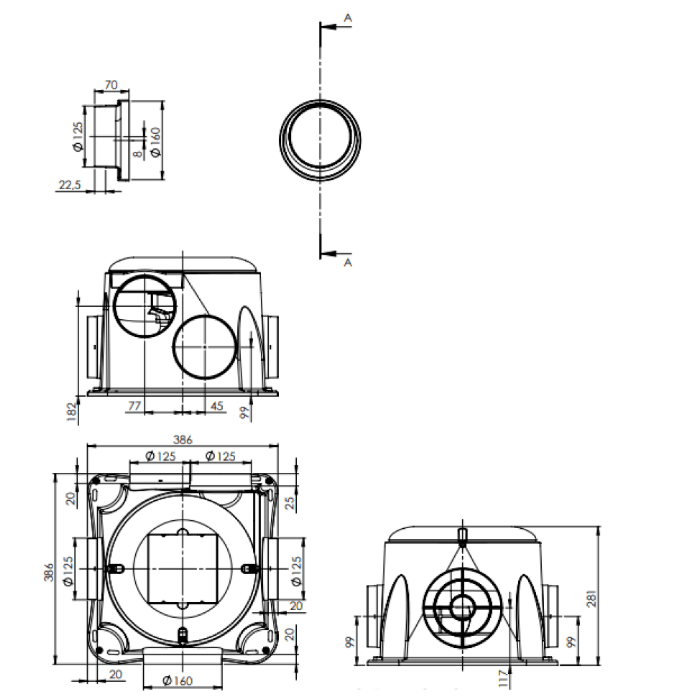 Zehnder Comfofan Silent Paket inkl. RFZ-Sender & 4 Luftventilen (Schutzkontakt) Zehnder Comfofan Silent Paket inkl. RFZ-Sender & 4 Luftventilen (Schutzkontakt)