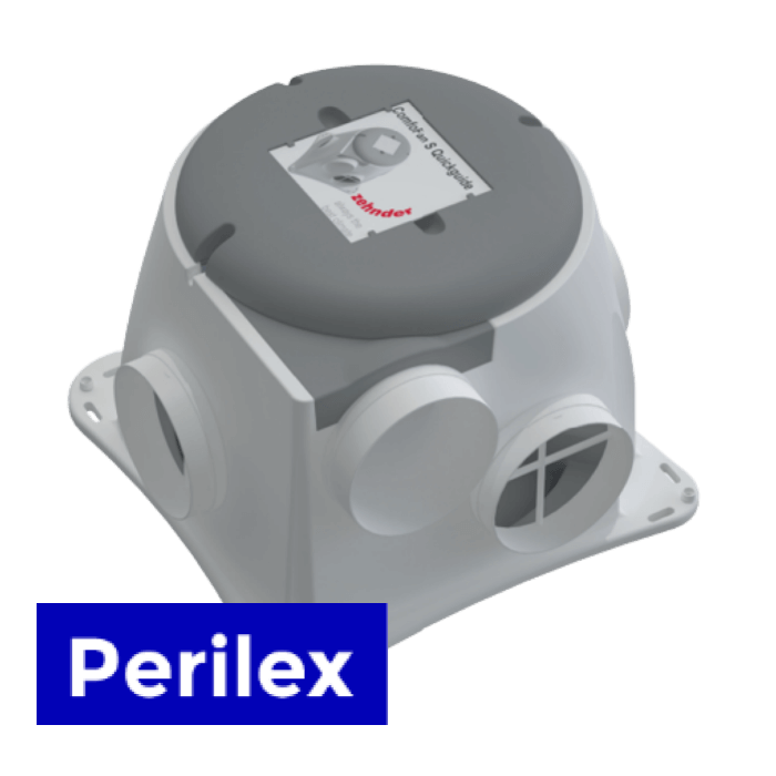 Zehnder Wohnhausventilator Comfofan Silent 460 m3/h mit Feuchtesensor (Perilex) - 458005606