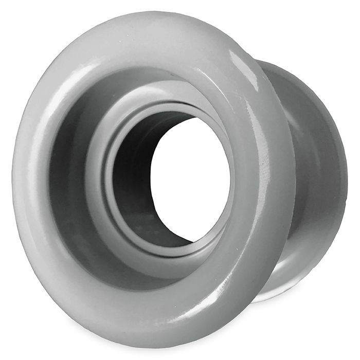 Rundes Türgitter Ø 40 mm – Kunststoff Grau