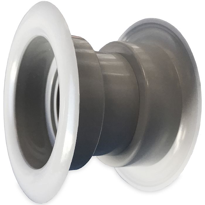 Rundes Türgitter Ø 40 mm – Kunststoff Grau