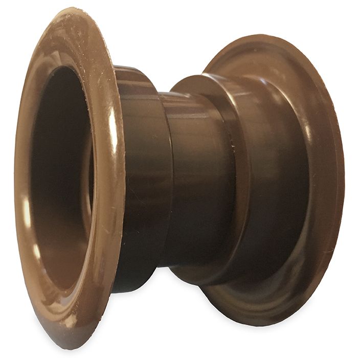 Rundes Türgitter Ø 40 mm – Kunststoff braun