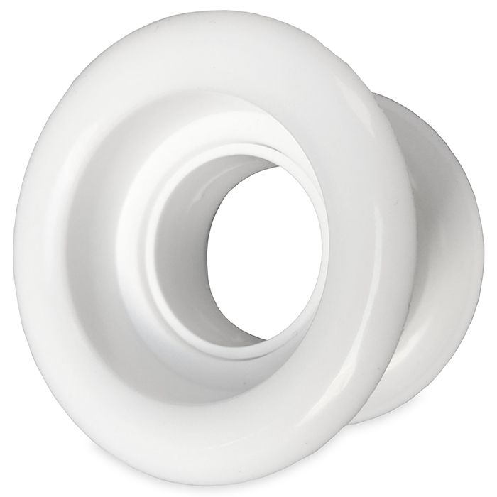 Rundes Türgitter Ø 40 mm – Kunststoff Weiß