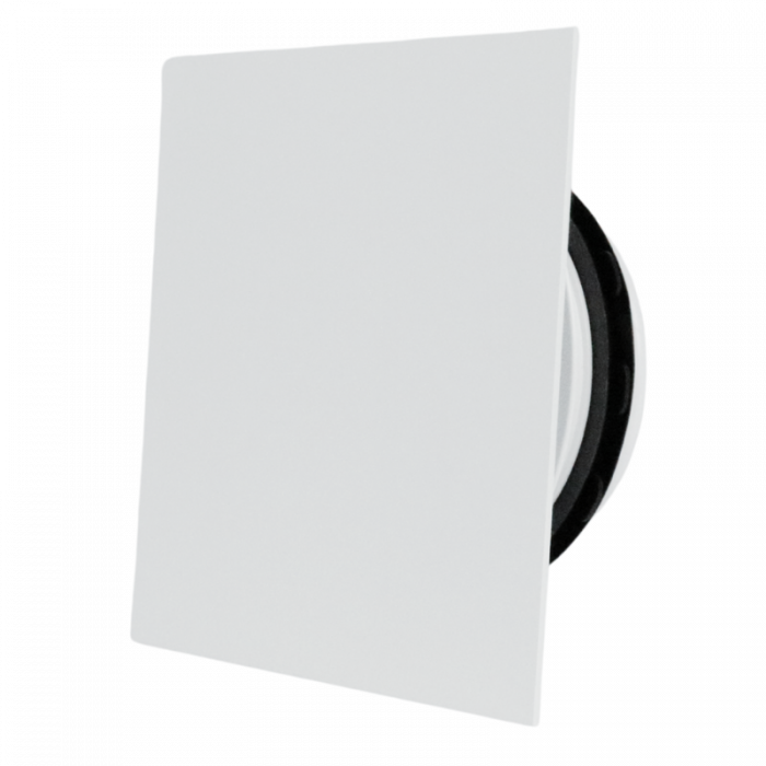 Duco Ducovent Design quadratisches Belüftungsventil weiß (RAL9016) Ø 125 mm