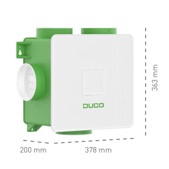 DucoBox Reno - Schutzkontakt + RF Batterie-Betriebsschalter (0000-4710)