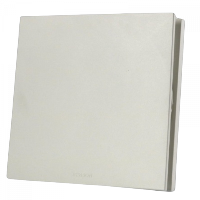 Renson Aeroo Designventil quadratisch - Kunststoff Ø 125 mm - RAL9010