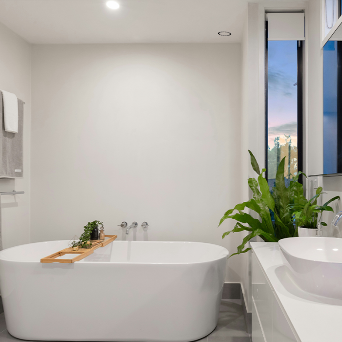 Whisper einstellbares Designventil - OVAL - 125mm - Zuluft/Abluft - Weiß - mit Plenum