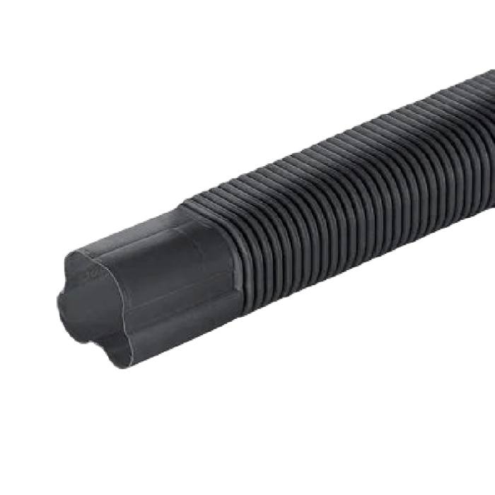 Klimaanlage flexible Rinne - Länge 500 mm - SCHWARZ (SF-77-500-K)