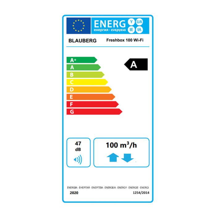 Blauberg Freshbox 100 WiFi /W-LAN - Dezentrale Lüftungsanlage mit Wärmerückgewinnung