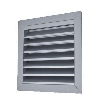 Lamellengitter aus Aluminium 690 x 690 mm – Einbau