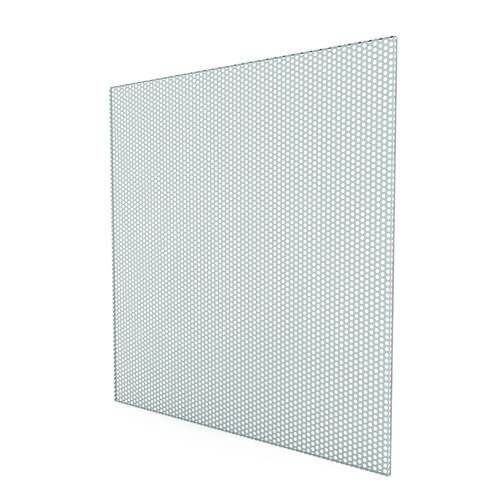 Perforierte Deckenplatte für abgehängte Decken 595 x 595 mm – Stahl – weiß 
