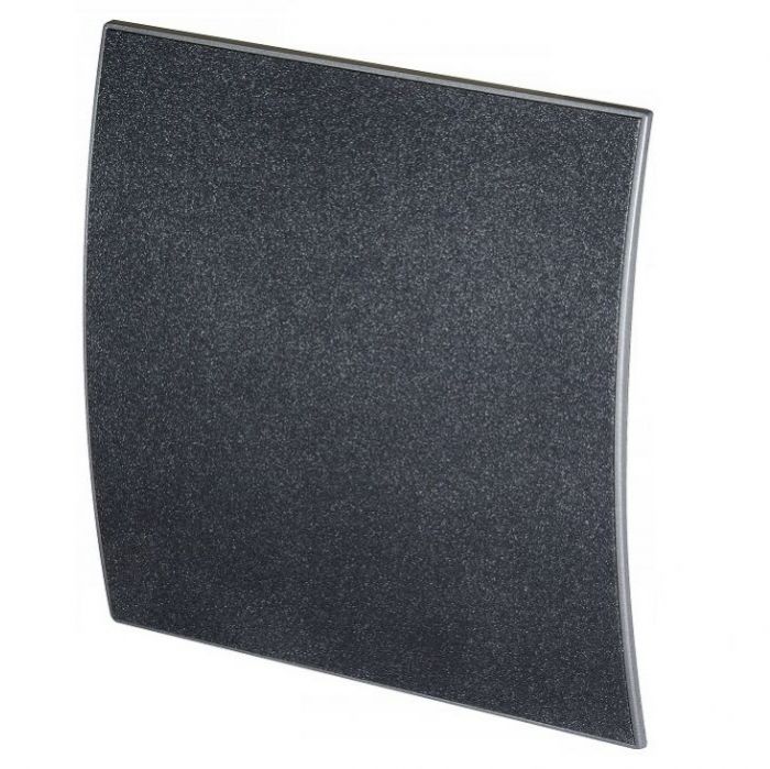  Whisper Pro-Design Badlüfter – mit Nachlauf – Ø 100 mm  – Kunststoff – Grafit DELUXE