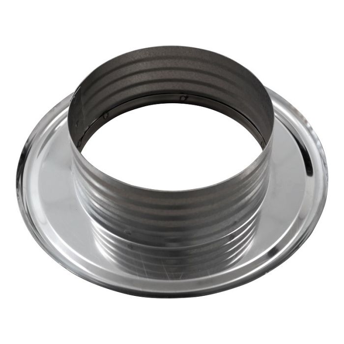 Abschlussrosette Ø 100 mm – Edelstahl