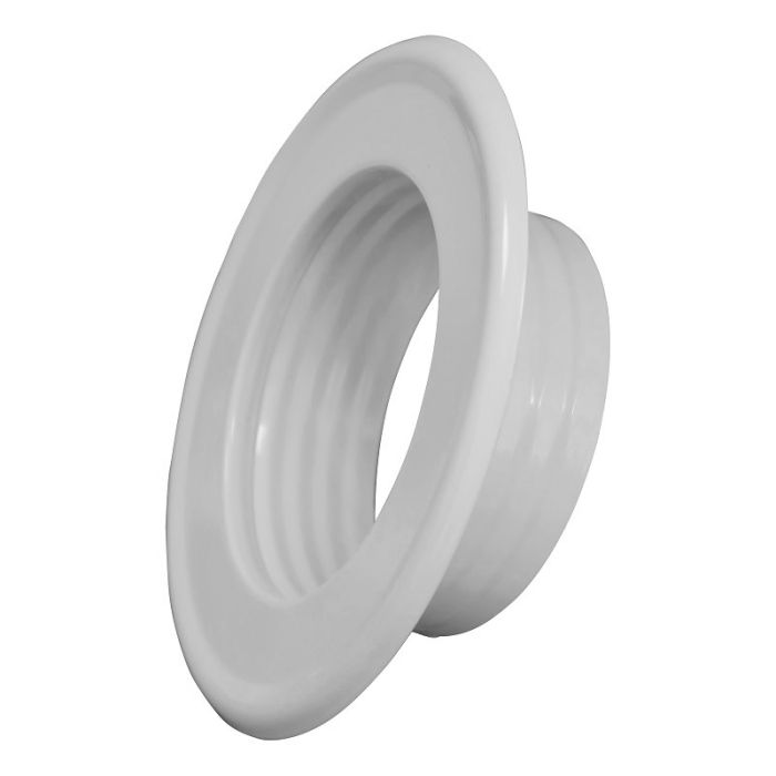 Abschlussrosette Ø 100 mm – Weiß