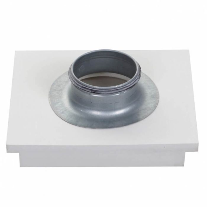 SQUARE - einbaubares rahmenloses Ventil - Ø125mm - ZU- & ABFUHR